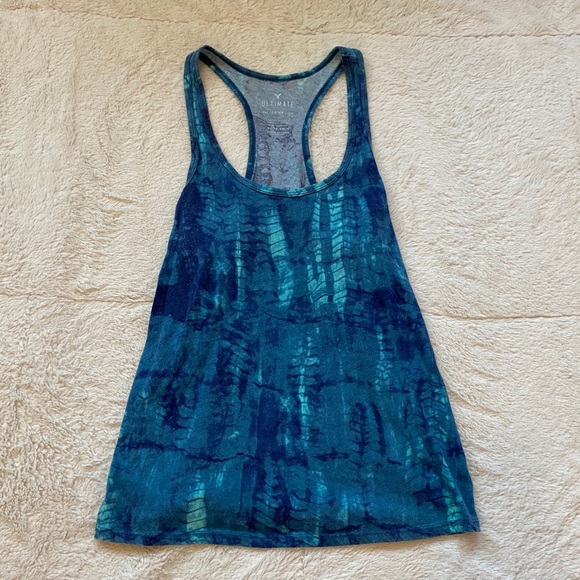 Blue and Teal Tank Top - Picture 1 of 3